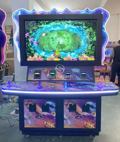 Fabricant de machine de jeu de pêche à pièces sur pied avec écran LCD de 42 pouces personnalisée pour divertissement à 3 joueurs