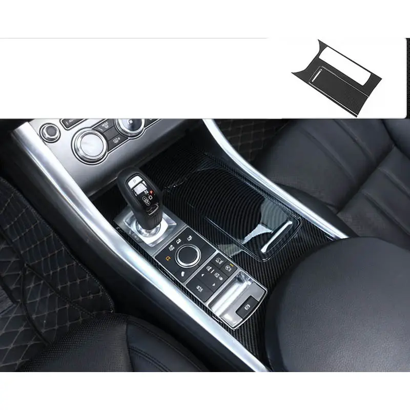 Mittel konsolen verkleidungen aus Kohle faser für Range Rover Sport 2014 2015 2016 2017 2018 2019 L494 Interieur Luxus verkleidung