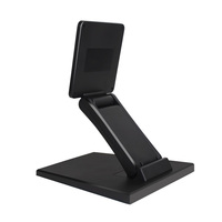 Support d'écran d'ordinateur en métal noir prêt à être expédié, compatible VESA 75*75/100*100