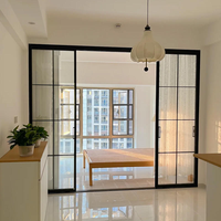 Puerta Corredera de Aluminio con Diseño Moderno, Certificación CE, Vidrio Low-E, Acabado Impermeable para Uso Exterior, Dormitorio, Hotel
