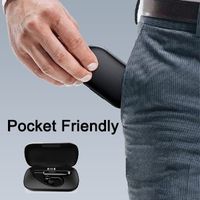 Penjualan langsung dari pabrik Headset Bluetooth nirkabel dengan casing pengisi daya earphone komunikasi Headset berkendara