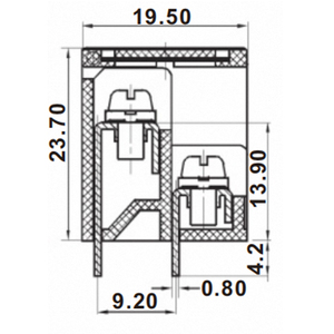 Wholesale 300V 15A <strong>Terminal</strong> <strong>Block</strong> <strong>7.62mm</strong> Pitch 10 <strong>Pin</strong> Electronic Connector Snap <strong>PCB</strong> Screw UL and ROHS Certified Plug-In Type - Product Image 3