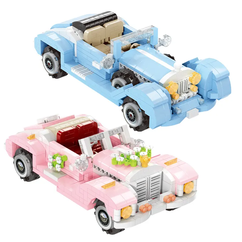 Moyu Mini Creative Car Gran Torino Classic Vintage Car serie mattoncini diamantati figure di mattoni giocattoli per bambini Chris