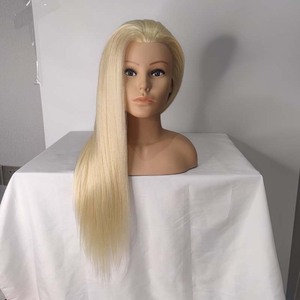 Cosmetology100 tóc Con Người Phi Mỹ Mỹ salon thực hành thợ làm tóc bện với vai đào tạo mannequin giả búp bê đầu - Product Image 1