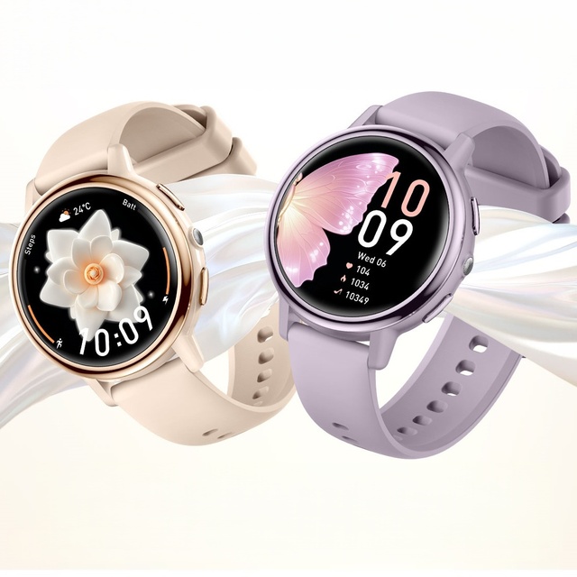 Fashion Classic AK88 Smart Watch for Sport 1.26" IPS BT Call Waterproof Female Health LED Flashlight Smartwatch Women Watches