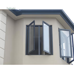Ventanas abatibles modernas Doble acristalamiento Insonorizadas a prueba de agua para Villa/Apartamento - Product Image 1