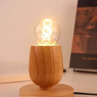 Support de lampe en bois massif multi-types en gros, douille E27 de haute qualité pour lampe de table, accessoires d'éclairage