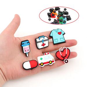 Décorations de chaussures Clog Shoe Charm, Breloques Clogk Grateful Dead, Boucles décoratives en PVC pour chaussures, Idéal pour un cadeau - Product Image 4