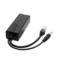 Divisor Poe de 10/100M, Voltaje de Entrada DC44-57V, Conector DC, Transmisión de Internet 1/2, 3/6 IEEE802.3af/at
