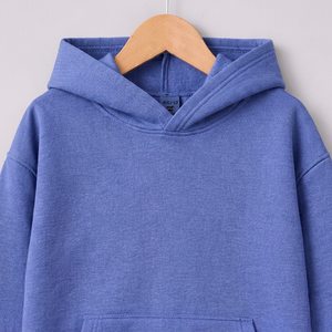 Sudadera con Capucha Negra para Hombre, Estilo Holgado, con Bolsillo Canguro, Manga Larga, Ropa Casual Urbana - Product Image 4