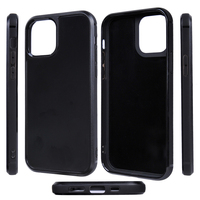 Coque de téléphone vierge en aluminium de haute qualité pour sublimation, avec rainure intérieure et doublure, et ruban adhésif double face pour iPhone 17 16 15 Pro Max