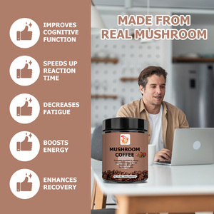 Poudre de café aux champignons OEM ODM avec poudre de cacao, café Arabica pour adultes, énergie, améliore les fonctions cognitives, poudre alimentaire - Product Image 5