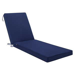 Chaises longues <span class=keywords><strong>de</strong></span> piscine <span class=keywords><strong>de</strong></span> patio imperméables personnalisées Coussins <span class=keywords><strong>de</strong></span> chaise longue d'extérieur en mousse avec revêtement amovible - Product Image 1