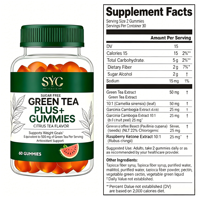 Gummies OEM au thé vert et à l'extrait de grains de café vert pour antioxydants et stimulation énergétique – Fournisseur en gros pour marques privées