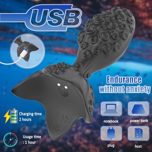 Cross-border Octopus <b>Remote</b> <b>Control</b> Rotating <b>Vibrating</b> Anal Plug Unisex Prostate Massager Adult Sex Toy HZ-042 - Product Image 1