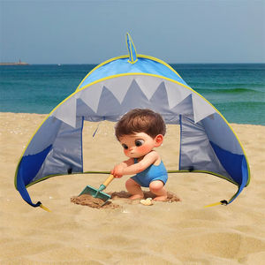 Tente de plage pour enfants avec protection solaire <span class=keywords><strong>marine</strong></span>, auvent détachable, piscine de jeu aquatique, modèle Shark Sister - Product Image 5