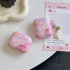 Funda Transparente IMD con Diseño de Flor para Auriculares Inalámbricos AirPods Pro 4, Compatible con Apple 1/2/Pro, Funda Protectora Suave Resistente a Caídas - Product Image 5