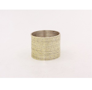 Brazaletes de Aluminio con Acabado Metálico Dorado y Plateado, Calibre 94 98, Colección de Joyería de Moda, Colores Surtidos - Product Image 3
