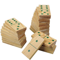 Jeu de dominos en bois double six de haute qualité, 28 pièces, personnalisable, vente en gros, jeux éducatifs amusants, marque Strue