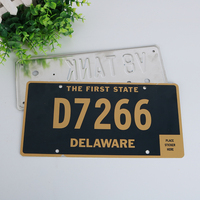 Matrícula de aluminio en relieve para coche, placa europea para ocultar matrícula, venta al por mayor