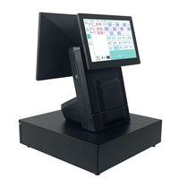 JESEN Tablet PC Stands Mini Desktop Pos Fastfood Square Pos Systems Máquina de caja registradora para pequeñas empresas