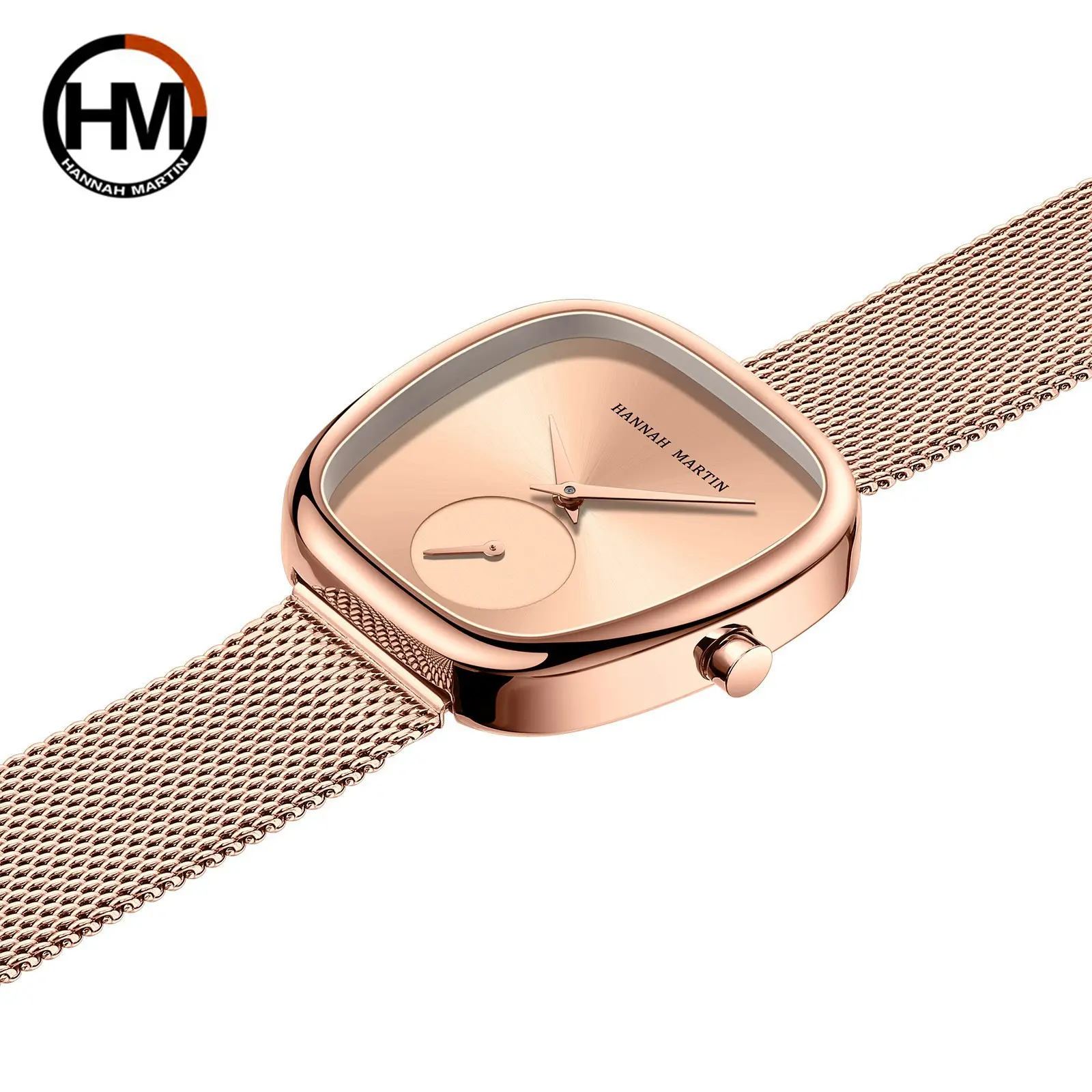 hannah martin 1251 unique gift unisex quartz watch original Mesh Strap Waterproof Minimalist stylish Casual wrist watch