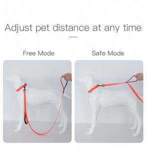 Laisse multifonctionnelle réfléchissante robuste Muker pour petits animaux, en polyester écologique, avec nœud, pour toutes les saisons - Product Image 6