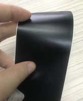 Prix de gros 1.52*30m Accessoires de voiture noir mat de luxe Enveloppe de couverture en vinyle