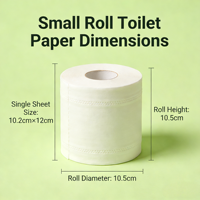 Papier toilette en pulpe de bambou pour hôtel, 4 plis, épaissi, doux, jetable, écologique, rouleau standard, emballage domestique, modèle chinois