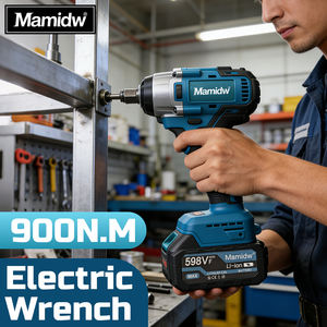 Clé à chocs électrique sans fil Mamidw 900N.M, amortisseur de chocs haute puissance sans fil pour la réparation automobile, pour <span class=keywords><strong>batterie</strong></span> 18v - Product Image 1