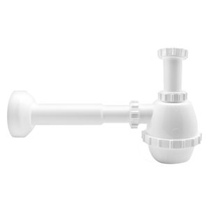 Siphon moderne en PVC à 1 voie pour éviers de cuisine, en acier inoxydable 304, pour tuyau de 1 1/4 pouce sans vidange pour drains en porcelaine - Product Image 1