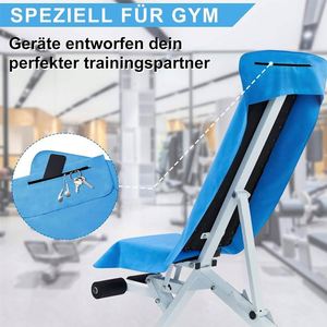 Serviette de sport en microfibre à séchage rapide avec poche zippée, magnétique, personnalisable avec logo, en suède, pour la gym et le fitness - Product Image 2