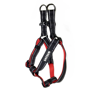 Verstellbarer Hunde gurt mit <span class=keywords><strong>Nylon</strong></span> riemen und Schnell verschluss leine Set Kunden spezifisches Polyester gewebe für Tierhalter - Product Image 2