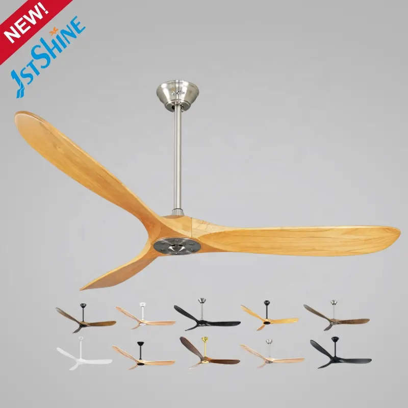 1stshine ceiling fan 2024 hot selling product luxure fan ceiling dc energy saving wood ceiling fans for villa