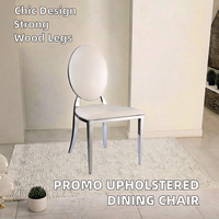Chaise de salle à manger rembourrée avec dossier, prix promotionnel spécial, chaise de salle à manger en bois amovible