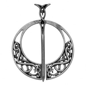 Broche Vikingo Nórdico Vintage Medieval, Pasadores para Chal Nórdico, Accesorios de Broche, Hebilla para Cinturón y Bufanda, Broche para Abrigo y Capa, Vikingo - Product Image 2