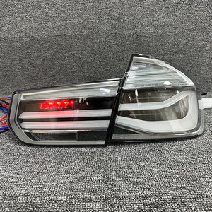 2013-2018 Auto GTS Style Dot Emark <b>LED</b> Rear Tail <b>Light</b> Lamp Smoked Yellow With <b>Red</b> Lens for F30 F35 F80 Condition New for F3 - Product Image 5