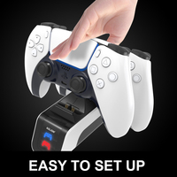 Support de charge et télécommande Aolion Edge en ABS pour 5 accessoires de jeu
