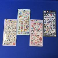 Pegatinas de Epoxi 3D con Diseño de Kimono Japonés, Pegatinas de Burbuja Kawaii para Álbumes de Recortes, Decoración de Tarjetas Kpop