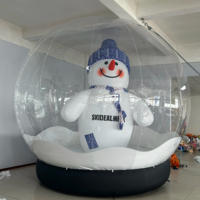 Dôme gonflable géant blanc en forme d'igloo pour la publicité en plein air, tentes gonflables pour la publicité de fête