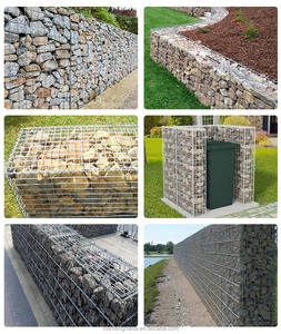 Açık hava bahçe dekorasyonu Metal <span class=keywords><strong>Gabion</strong></span> platformu açık ekolojik Metal <span class=keywords><strong>Gabion</strong></span> kutusu taş dolu kafes - Product Image 5