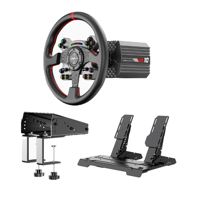 Profession PXN-VD10 Simulation Racing Game Gaming Wheel Include Shifter and Pedals for PC Game Cosnole