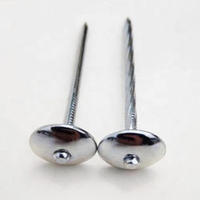 Clous en zinc fabriqués en Chine 2-1/2 pouces (boîte de 25 clous) Clavo lisse pour plafond