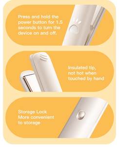 Cepillo Alisador <span class=keywords><strong>de</strong></span> Cabello con <span class=keywords><strong>Vapor</strong></span> Eléctrico, Alisa el Cabello <span class=keywords><strong>de</strong></span> Forma Eficaz - Product Image 5