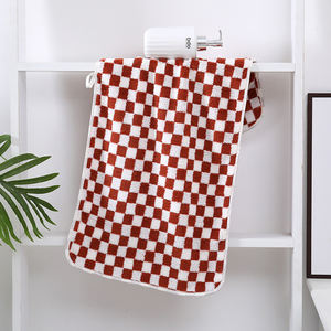 Serviettes <span class=keywords><strong>de</strong></span> cuisine à carreaux en flanelle douce super absorbante Rouleau jetable non pelucheux pour la <span class=keywords><strong>maison</strong></span> Essuyage des mains dans la cuisine - Product Image 4