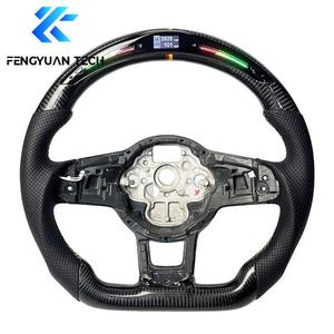 Volant en fibre de carbone pour <span class=keywords><strong>Audi</strong></span> Rs3 RS5 RS6 RS7 S3 S4 S5 S6 S7 <span class=keywords><strong>Tt</strong></span> Mk2 Mk3 rs C7 SQ5 Q5 Q7 B8.5 B9 B9.5 B8 F5 8y 8v 8p 4m - Product Image 2