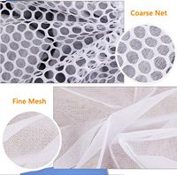 50*60cm Multi Tailles Cordon Fond Rond Polyester Épaissir Maille Passoire Linge Lavage Net Sacs