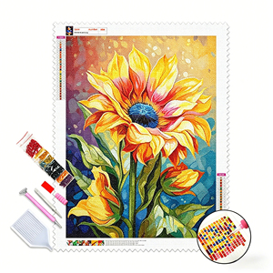 ชุดภาพ<span class=keywords><strong>วาด</strong></span>เพชรลายดอก<span class=keywords><strong>ทานตะวัน</strong></span> เหมาะสำหรับผู้เริ่มต้น ภาพวาดติดผนังสำหรับตกแต่งบ้าน ไอเดียของขวัญสุดสร้างสรรค์ - Product Image 1