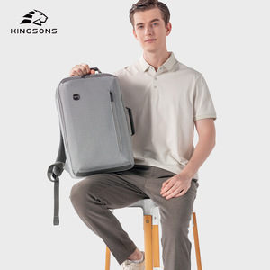 Kingsons Men's Business Backpack 20-35L Water Resistant Laptop Compartment Travel <b>Bag</b> For Business Trip - Product Image 4