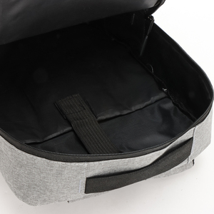 Sac à dos pour ordinateur portable, imperméable, à panneaux, fermeture éclair en PU, grande capacité, ensemble de 3 pièces pour unisexe, voyage, extérieur, bureau, polyester - Product Image 6